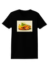 Watercolor Fruit Bowl 2 Womens Dark T-Shirt-TooLoud-Black-X-Small-Davson Sales