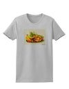 Watercolor Fruit Bowl 2 Womens T-Shirt-Womens T-Shirt-TooLoud-AshGray-X-Small-Davson Sales