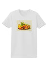 Watercolor Fruit Bowl 2 Womens T-Shirt-Womens T-Shirt-TooLoud-White-X-Small-Davson Sales