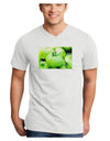 Watercolor Green Tomatoes Adult V-Neck T-shirt-Mens V-Neck T-Shirt-TooLoud-White-Small-Davson Sales