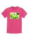 Watercolor Green Tomatoes Childrens Dark T-Shirt-Childrens T-Shirt-TooLoud-Sangria-X-Small-Davson Sales