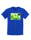 Watercolor Green Tomatoes Childrens Dark T-Shirt-Childrens T-Shirt-TooLoud-Royal-Blue-X-Small-Davson Sales