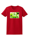 Watercolor Green Tomatoes Womens Dark T-Shirt-TooLoud-Red-X-Small-Davson Sales