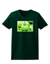 Watercolor Green Tomatoes Womens Dark T-Shirt-TooLoud-Forest-Green-Small-Davson Sales