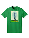 Watercolor Lighthouse 1 Adult Dark T-Shirt-Mens T-Shirt-TooLoud-Kelly-Green-Small-Davson Sales