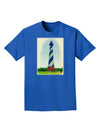 Watercolor Lighthouse 1 Adult Dark T-Shirt-Mens T-Shirt-TooLoud-Royal-Blue-Small-Davson Sales