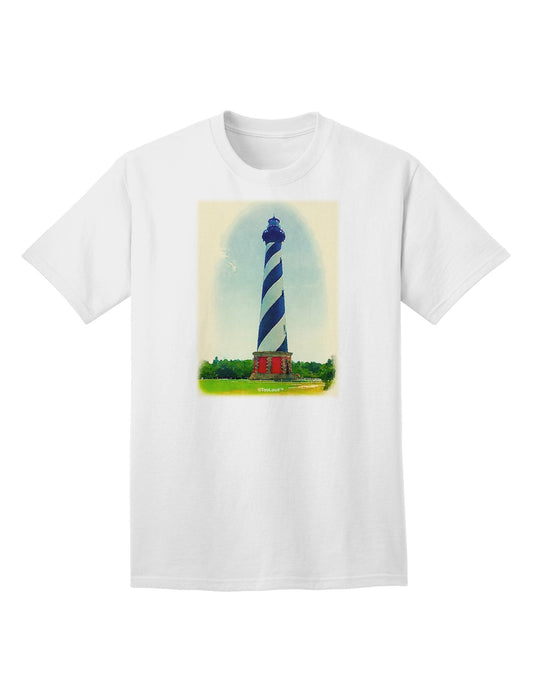 Watercolor Lighthouse 1 Adult T-Shirt-unisex t-shirt-TooLoud-White-Small-Davson Sales