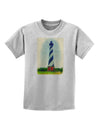 Watercolor Lighthouse 1 Childrens T-Shirt-Childrens T-Shirt-TooLoud-AshGray-X-Small-Davson Sales