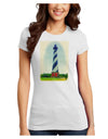 Watercolor Lighthouse 1 Juniors T-Shirt-Womens Juniors T-Shirt-TooLoud-White-Juniors Fitted X-Small-Davson Sales