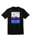 Watercolor Lighthouse 2 Adult Dark T-Shirt-Mens T-Shirt-TooLoud-Black-Small-Davson Sales