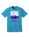 Watercolor Lighthouse 2 Adult Dark T-Shirt-Mens T-Shirt-TooLoud-Turquoise-Small-Davson Sales