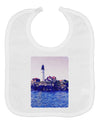 Watercolor Lighthouse 2 Baby Bib