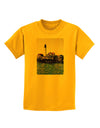 Watercolor Lighthouse 2 Childrens T-Shirt-Childrens T-Shirt-TooLoud-Gold-X-Small-Davson Sales