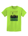 Watercolor Lighthouse 2 Childrens T-Shirt-Childrens T-Shirt-TooLoud-Lime-Green-X-Small-Davson Sales