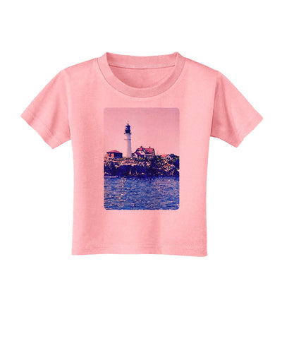 Watercolor Lighthouse 2 Toddler T-Shirt-Toddler T-Shirt-TooLoud-Candy-Pink-2T-Davson Sales