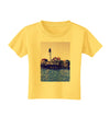 Watercolor Lighthouse 2 Toddler T-Shirt-Toddler T-Shirt-TooLoud-Yellow-2T-Davson Sales