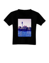 Watercolor Lighthouse 2 Toddler T-Shirt Dark-Toddler T-Shirt-TooLoud-Black-2T-Davson Sales