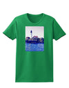 Watercolor Lighthouse 2 Womens Dark T-Shirt-TooLoud-Kelly-Green-X-Small-Davson Sales