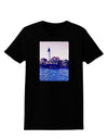 Watercolor Lighthouse 2 Womens Dark T-Shirt-TooLoud-Black-X-Small-Davson Sales