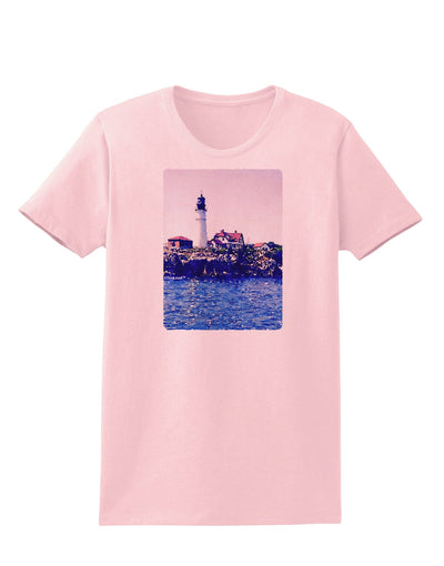 Watercolor Lighthouse 2 Womens T-Shirt-Womens T-Shirt-TooLoud-PalePink-X-Small-Davson Sales