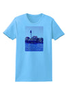 Watercolor Lighthouse 2 Womens T-Shirt-Womens T-Shirt-TooLoud-Aquatic-Blue-X-Small-Davson Sales