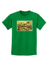 Watercolor Mountains Colorado Childrens Dark T-Shirt-Childrens T-Shirt-TooLoud-Kelly-Green-X-Small-Davson Sales