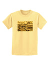 Watercolor Mountains Colorado Childrens T-Shirt-Childrens T-Shirt-TooLoud-Daffodil-Yellow-X-Small-Davson Sales