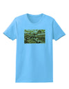 Watercolor Mountains Colorado Womens T-Shirt-Womens T-Shirt-TooLoud-Aquatic-Blue-X-Small-Davson Sales