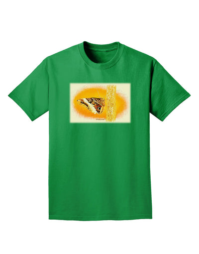 Watercolor Owl Moth Adult Dark T-Shirt-Mens T-Shirt-TooLoud-Kelly-Green-Small-Davson Sales