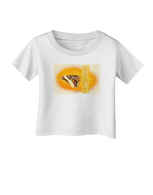 Watercolor Owl Moth Infant T-Shirt-Infant T-Shirt-TooLoud-White-06-Months-Davson Sales