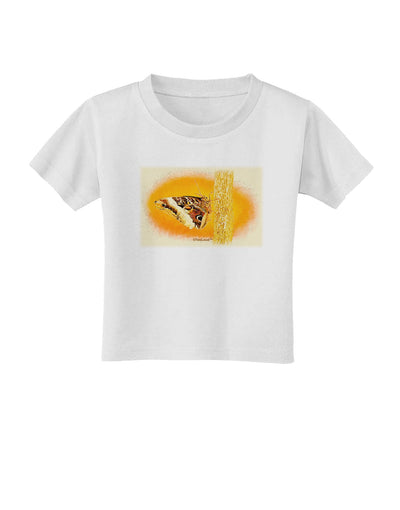 Watercolor Owl Moth Toddler T-Shirt-Toddler T-Shirt-TooLoud-White-2T-Davson Sales