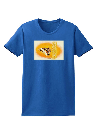 Watercolor Owl Moth Womens Dark T-Shirt-TooLoud-Royal-Blue-X-Small-Davson Sales