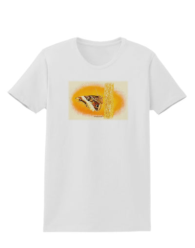 Watercolor Owl Moth Womens T-Shirt-Womens T-Shirt-TooLoud-White-X-Small-Davson Sales