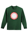 Watercolor Peppermint Adult Long Sleeve Dark T-Shirt-TooLoud-Dark-Green-Small-Davson Sales