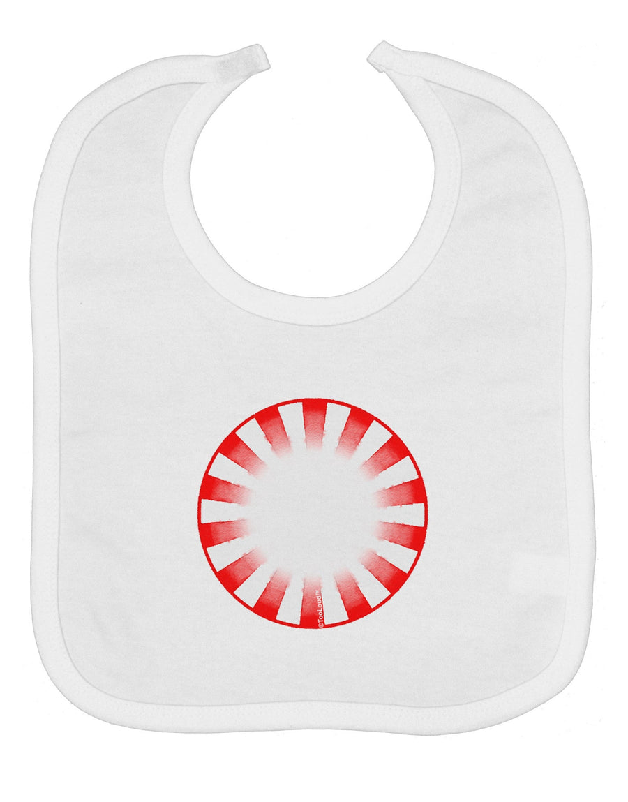 Watercolor Peppermint Baby Bib