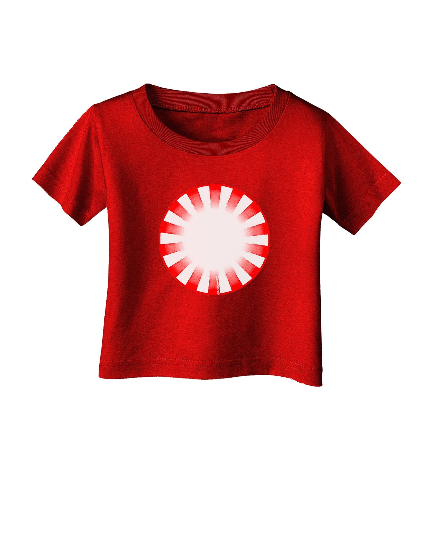 Watercolor Peppermint Infant T-Shirt Dark-Infant T-Shirt-TooLoud-Red-06-Months-Davson Sales