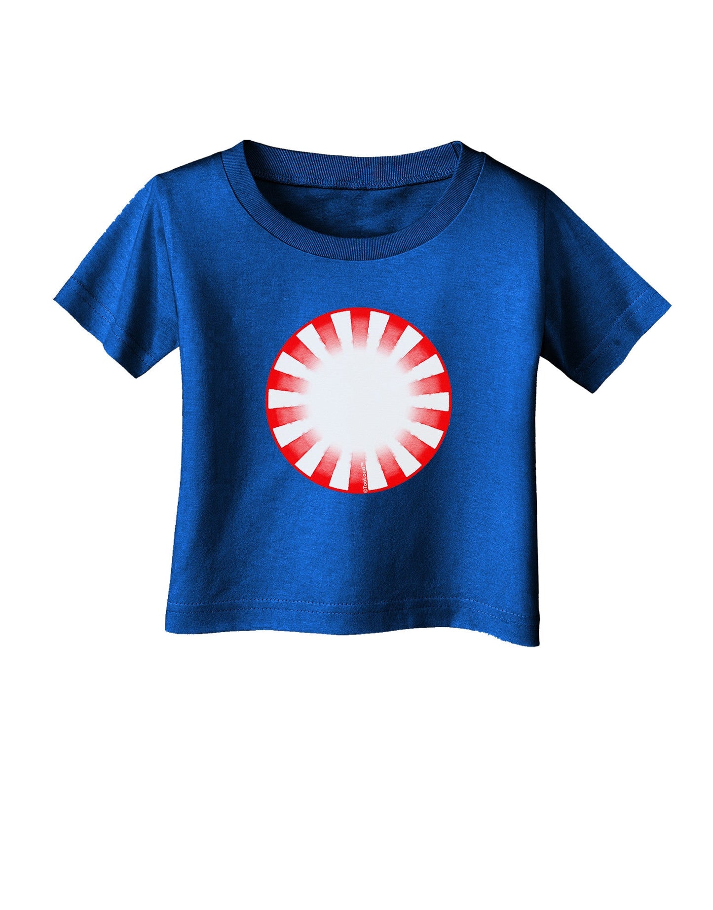 Watercolor Peppermint Infant T-Shirt Dark-Infant T-Shirt-TooLoud-Royal-Blue-06-Months-Davson Sales