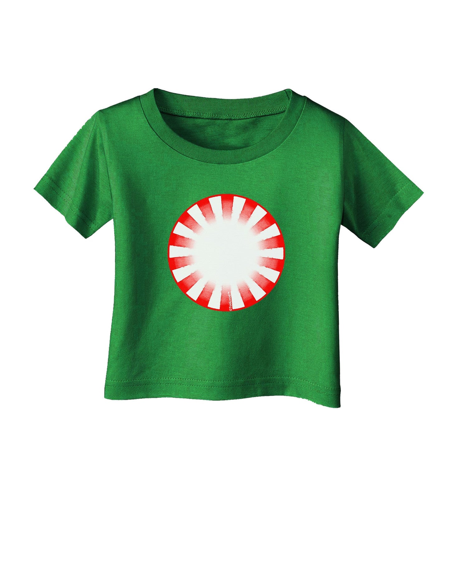 Watercolor Peppermint Infant T-Shirt Dark-Infant T-Shirt-TooLoud-Clover-Green-06-Months-Davson Sales