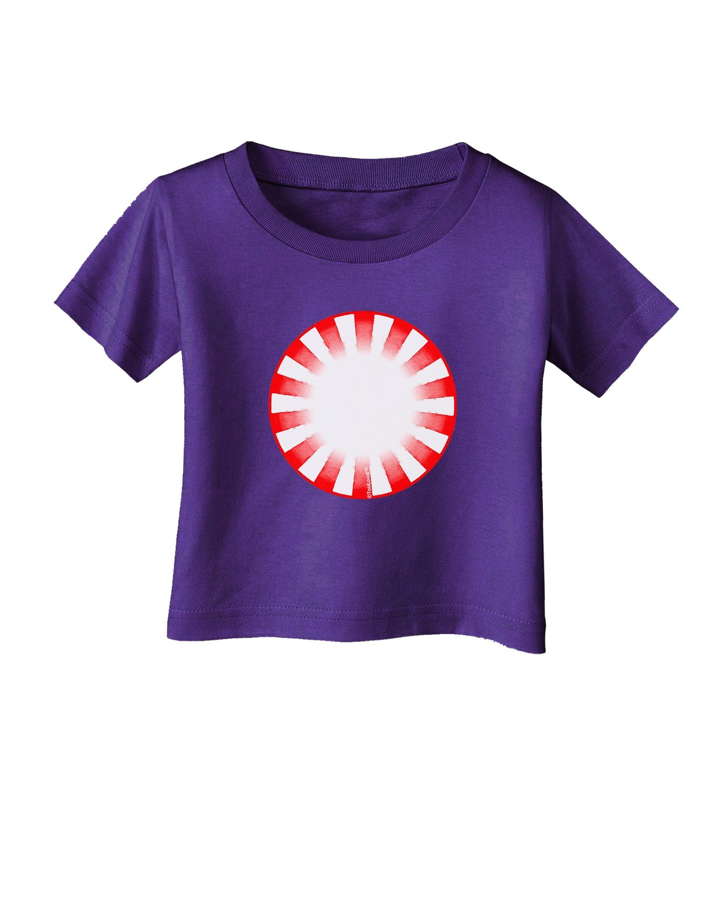 Watercolor Peppermint Infant T-Shirt Dark-Infant T-Shirt-TooLoud-Purple-06-Months-Davson Sales