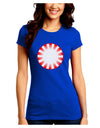 Watercolor Peppermint Juniors Petite Crew Dark T-Shirt-T-Shirts Juniors Tops-TooLoud-Royal-Blue-Juniors Fitted Small-Davson Sales