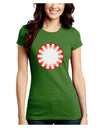 Watercolor Peppermint Juniors Petite Crew Dark T-Shirt-T-Shirts Juniors Tops-TooLoud-Kiwi-Green-Juniors Fitted Small-Davson Sales