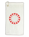 Watercolor Peppermint Micro Terry Gromet Golf Towel 11&#x22;x19-Golf Towel-TooLoud-White-Davson Sales