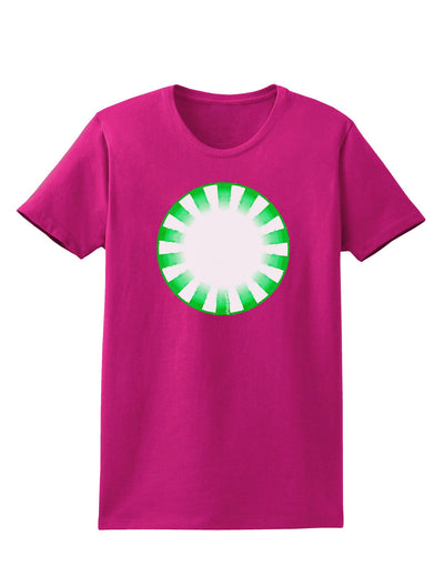 Watercolor Spearmint Womens Dark T-Shirt-TooLoud-Hot-Pink-Small-Davson Sales