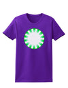 Watercolor Spearmint Womens Dark T-Shirt-TooLoud-Purple-X-Small-Davson Sales