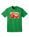 Watercolor Tomatoes Adult Dark T-Shirt-Mens T-Shirt-TooLoud-Kelly-Green-Small-Davson Sales