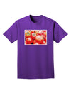 Watercolor Tomatoes Adult Dark T-Shirt-Mens T-Shirt-TooLoud-Purple-Small-Davson Sales