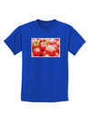 Watercolor Tomatoes Childrens Dark T-Shirt-Childrens T-Shirt-TooLoud-Royal-Blue-X-Small-Davson Sales