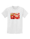 Watercolor Tomatoes Childrens T-Shirt-Childrens T-Shirt-TooLoud-White-X-Small-Davson Sales