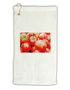 Watercolor Tomatoes Micro Terry Gromet Golf Towel 11&#x22;x19-Golf Towel-TooLoud-White-Davson Sales