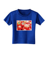 Watercolor Tomatoes Toddler T-Shirt Dark-Toddler T-Shirt-TooLoud-Royal-Blue-2T-Davson Sales